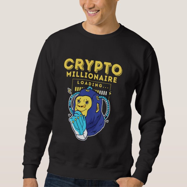 Krypto Millionaire-Ladung Sweatshirt (Vorderseite)
