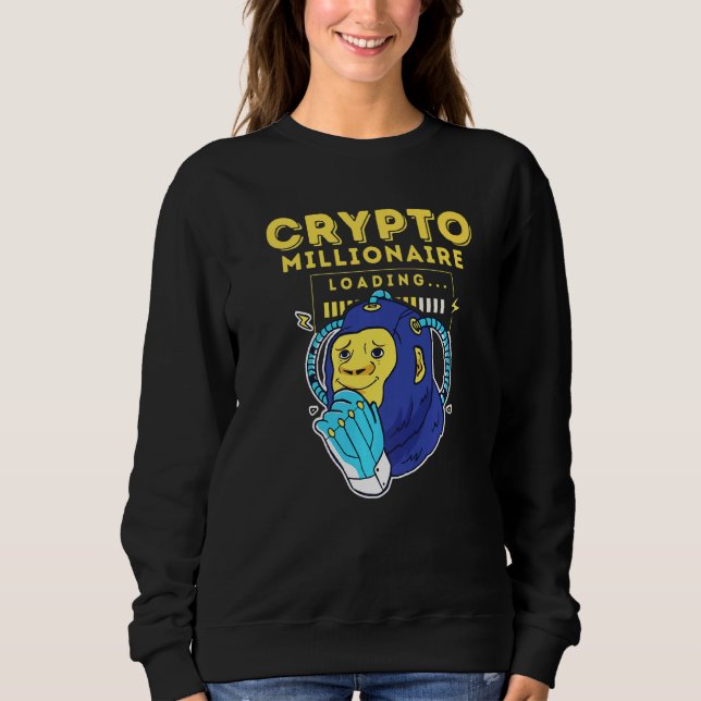 Krypto Millionaire-Prämie Sweatshirt (Vorderseite)