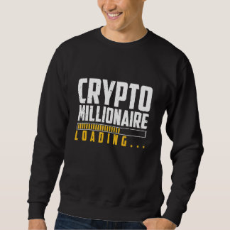 Krypto-Millionär lädt Illustrationsgrafik De Sweatshirt