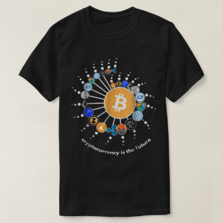 Krypto-Netzwerk-Digitaldesign T-Shirt