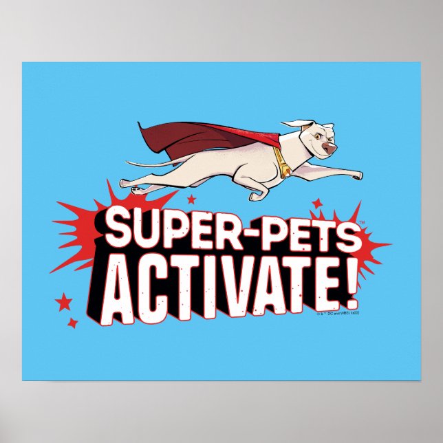 Krypto: Super-Pets Activate! Poster (Vorne)