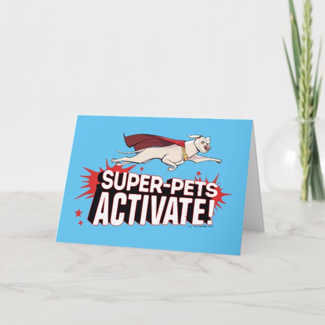 Krypto: Super-Pets aktivieren! Karte (Vorderseite)