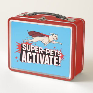 Krypto: Super-Pets aktivieren! Metall Brotdose