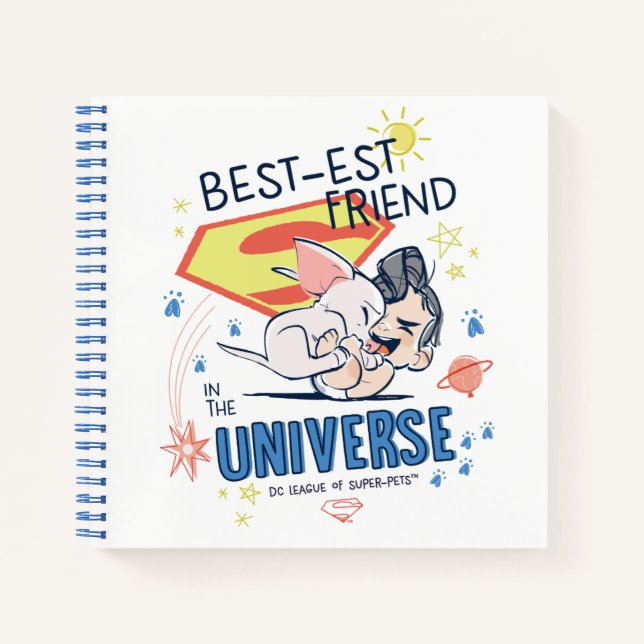 Krypto & Superman: Der beste Freund im Universum Notizbuch (Vorderseite)
