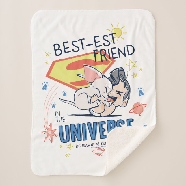 Krypto & Superman: Der beste Freund im Universum Sherpadecke (Vorderseite)