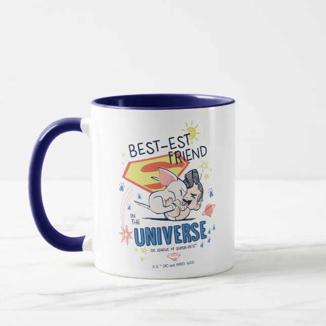 Krypto & Superman: Der beste Freund im Universum Tasse (Links)