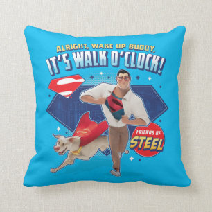 Krypto & Superman - Es ist Walk O'Clock! Kissen