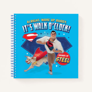 Krypto & Superman - Es ist Walk O'Clock! Notizbuch
