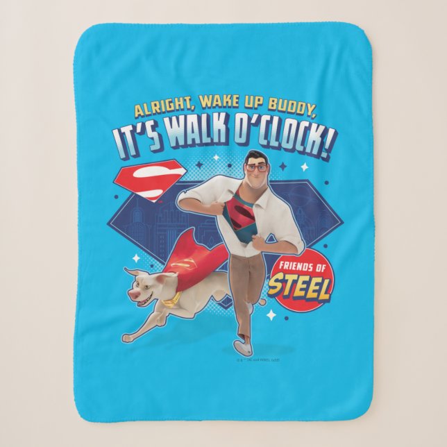 Krypto & Superman - Es ist Walk O'Clock! Sherpadecke (Vorderseite)