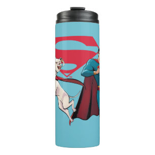 Krypto und Superman Thermosbecher
