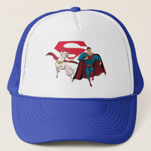 Krypto und Superman Truckerkappe
