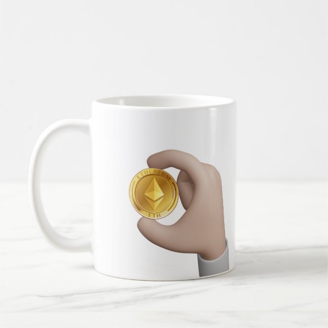 KRYPTOCURRENCY ETHERUM KAFFEETASSE (Links)