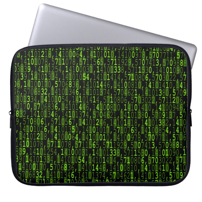 Kryptographiecoding - Geek Laptopschutzhülle (Vorderseite)