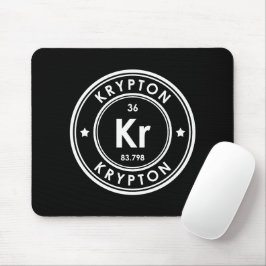 Krypton Element Black Mouse Pad Mousepad