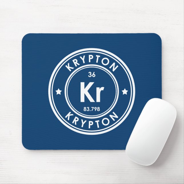 Krypton Element Blue Mouse Pad Mousepad (Mit Mouse)