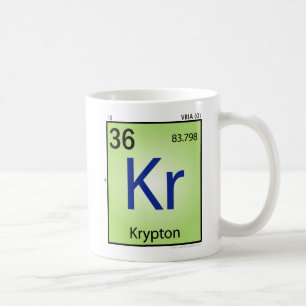 Krypton- (Kr)Element-Tasse Kaffeetasse