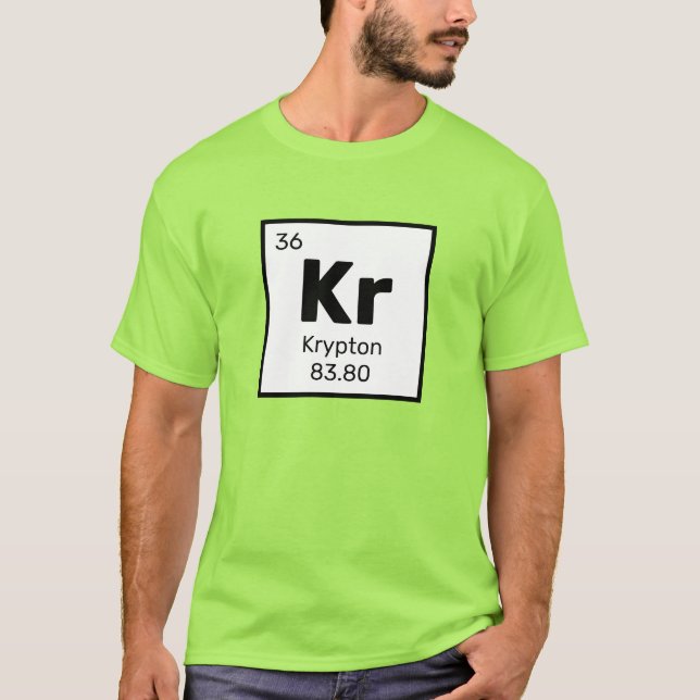Krypton/Periodic Table - Kr Element T - Shirt (Vorderseite)