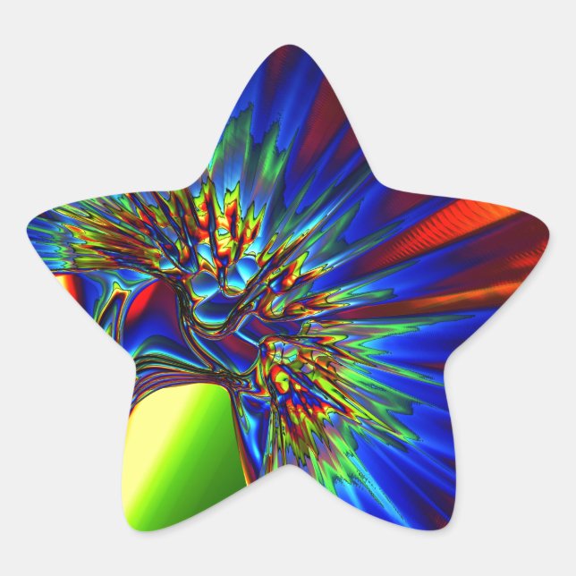 Kryptonit Stern-Aufkleber (Vorderseite)