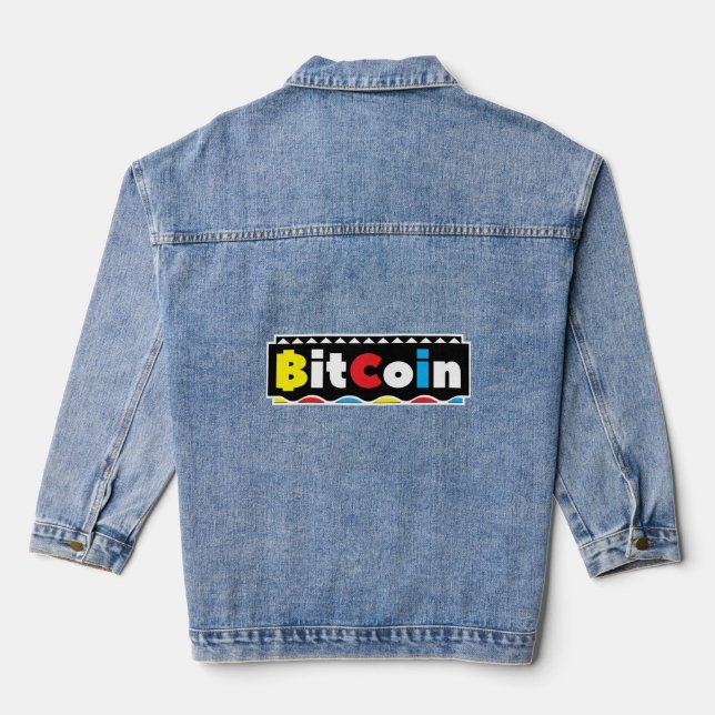 Kryptorevolution: Bold Statement-T - Shirt für Dig Jeansjacke (Rückseite)