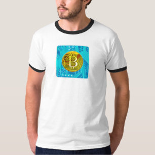 Kryptowährungs-Bitcoin & Chip T-Shirt