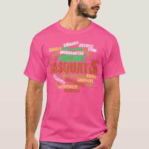 Kryptozoologie Bigfoot Sasquatch Cryptid Skunk Ape T-Shirt
