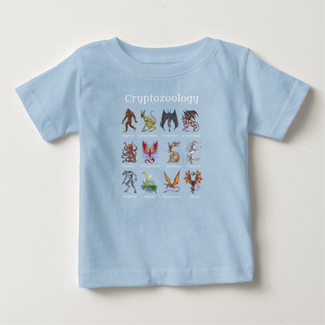 Kryptozoologie Kreaturen Baby T-shirt (Vorderseite)