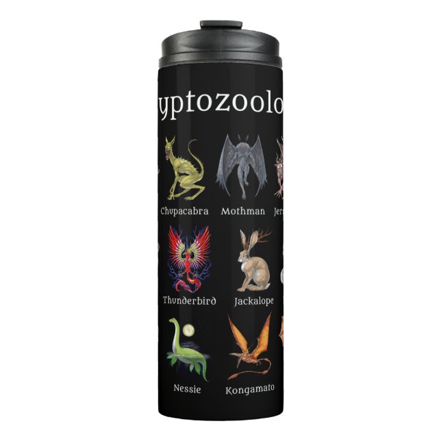 Kryptozoologie Kreaturen Thermosbecher (Vorderseite)