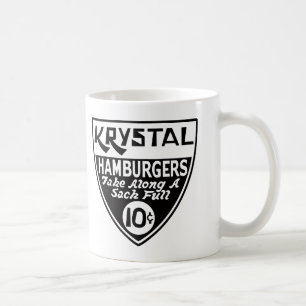 Krystal 10 Cent-Schild Kaffeetasse