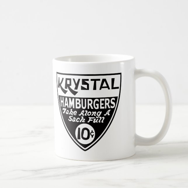 Krystal 10 Cent-Schild Kaffeetasse (Rechts)