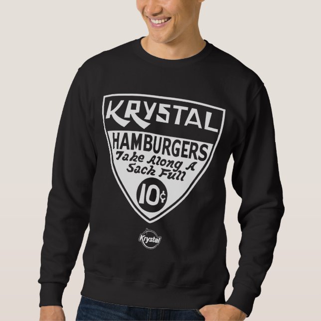 Krystal 10 Cent-Schild Sweatshirt (Vorderseite)