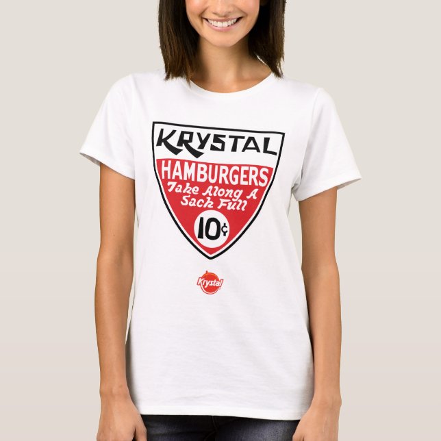 Krystal 10 Cent-Schild T-Shirt (Vorderseite)