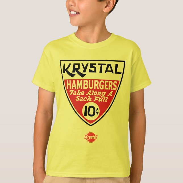 Krystal 10 Cent-Schild T-Shirt (Vorderseite)