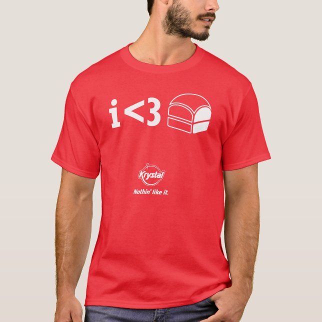 Krystal 3rd Place - I <3 Krystals! T-Shirt (Vorderseite)