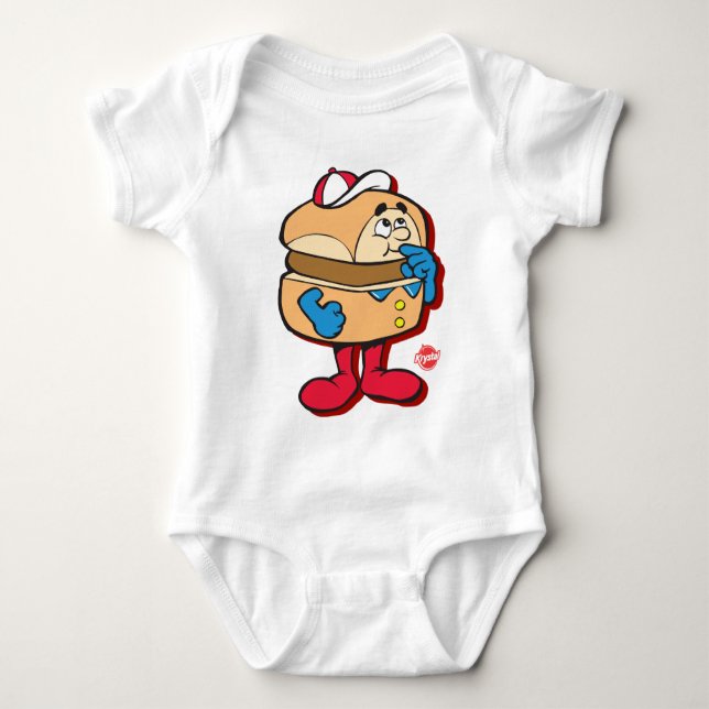 Krystal Charakter Baby Strampler (Vorderseite)