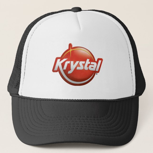 Krystal neues Logo Truckerkappe (Vorderseite)