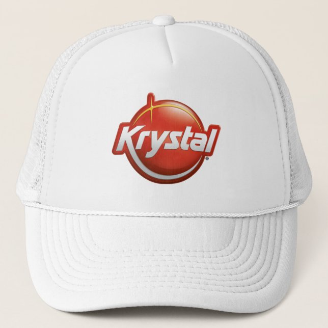 Krystal neues Logo Truckerkappe (Vorderseite)