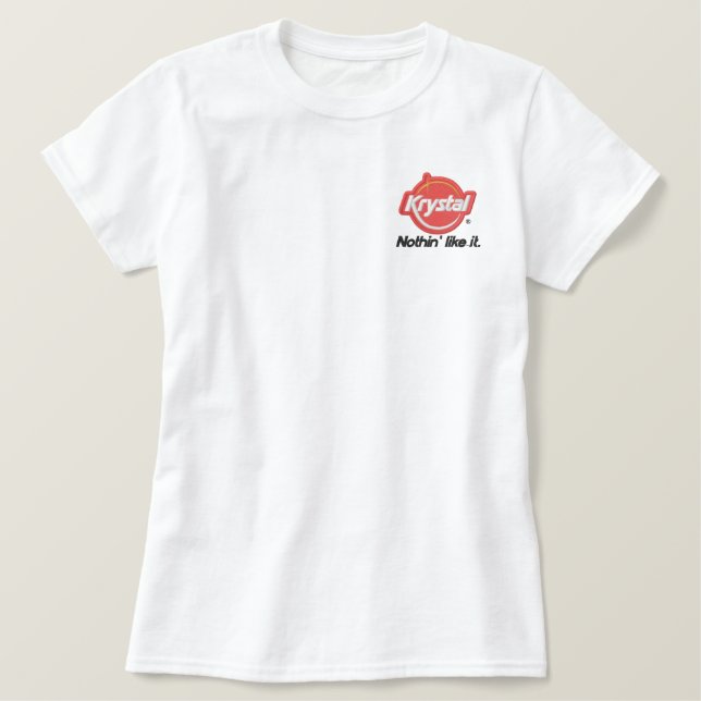 Krystal Nothin' like it Besticktes T-Shirt (Design vorne)