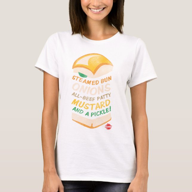 Krystal stapelte T-Shirt (Vorderseite)