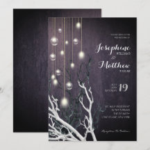 Krystal Vertical Light String White Branch Wedding