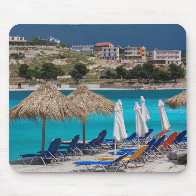 Ksamil, Stadtstrand Mousepad (Vorne)