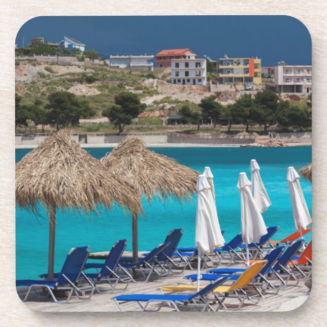 Ksamil, Stadtstrand Untersetzer (Vorderseite)