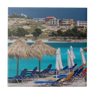 Ksamil, Strandpromenade Fliese