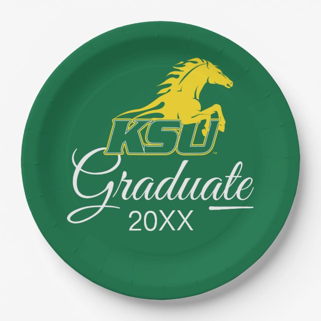 KSU Kentucky Staat University Graduate Pappteller (Vorderseite)