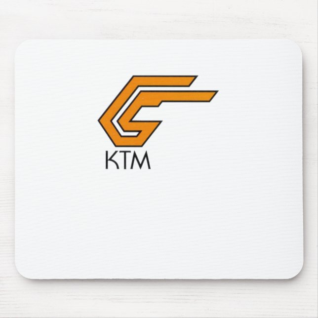 Ktm Logo Aufkleber1  Mousepad (Vorne)