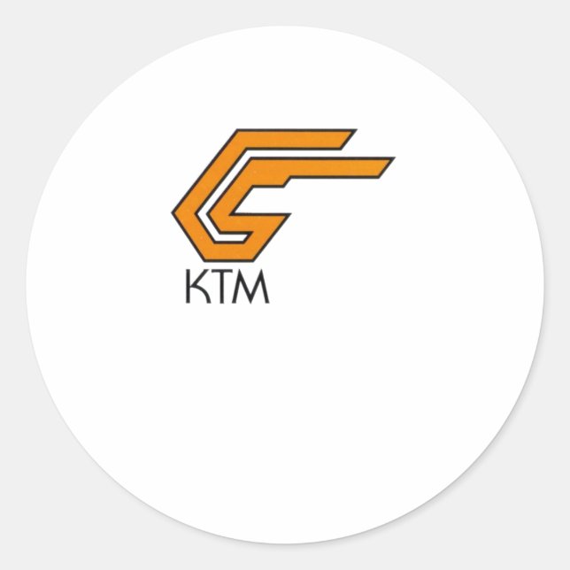 Ktm-Logo-Aufkleber1 Runder Aufkleber (Vorderseite)