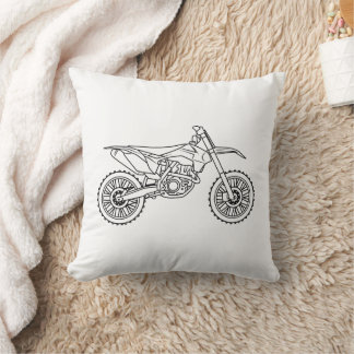 KTM Motocross line art Kissen