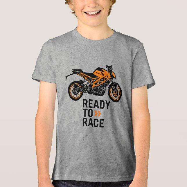 KTM Ready to Race Tee – Fuel the Ride, Own the Rd (Vorderseite)