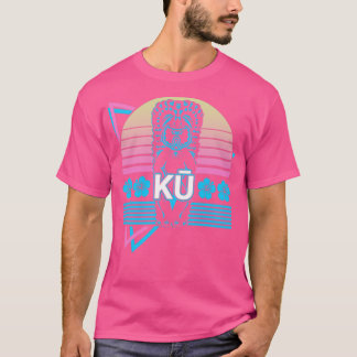 Ku Hawaiian God Alcient Hawaiian Mythology Retro T-Shirt