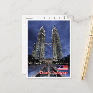 Kuala Lumpur - Malaysia - Petronas Zwillingstürme  Postkarte