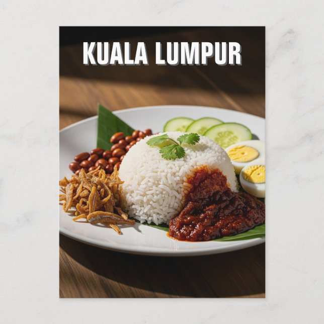 Kuala Lumpur Malaysia Postkarte (Vorderseite)